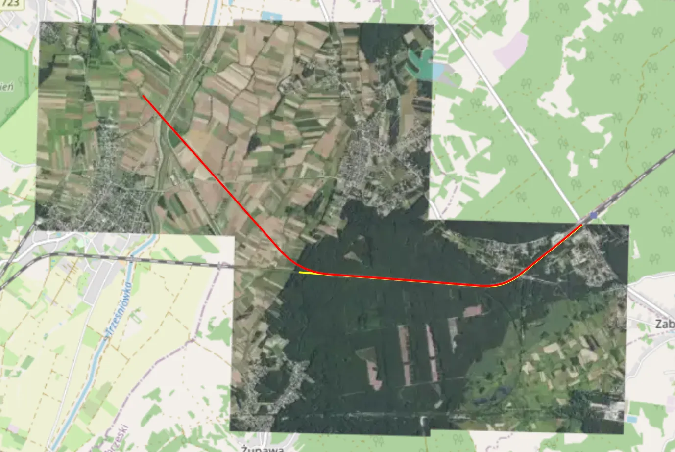 Inspekcja infrastruktury dronem z teleobiektywem