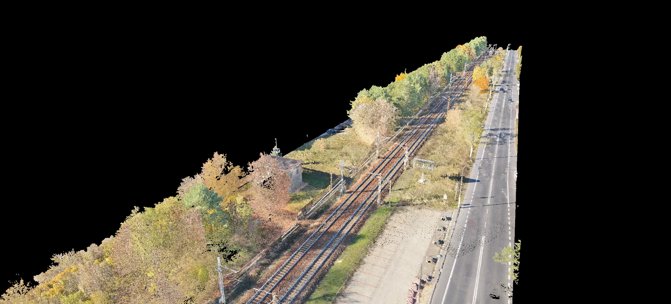Przegląd infrastruktury kolejowej z lotu ptaka