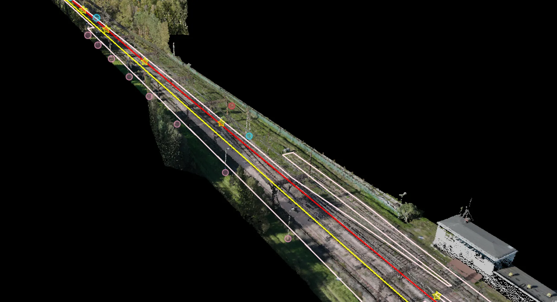 Model 3D infrastruktury z nalotu dronem