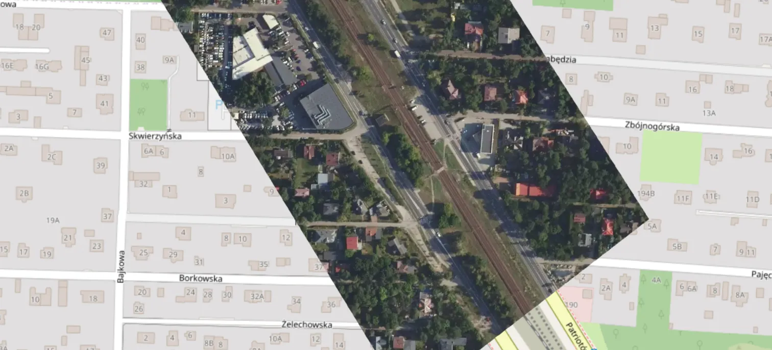 Ortofotomapa z nalotu fotogrametrycznego dronem